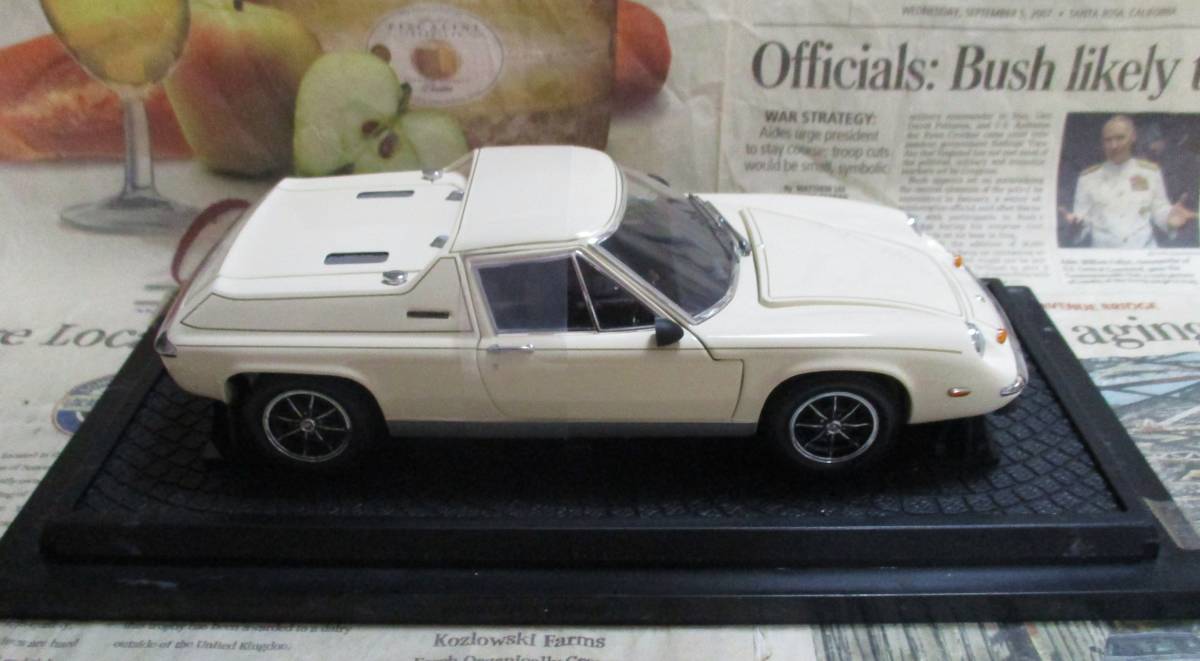 ☆激レア絶版*京商*1/18*Lotus Europa Special ホワイト≠AUTOartの画像6