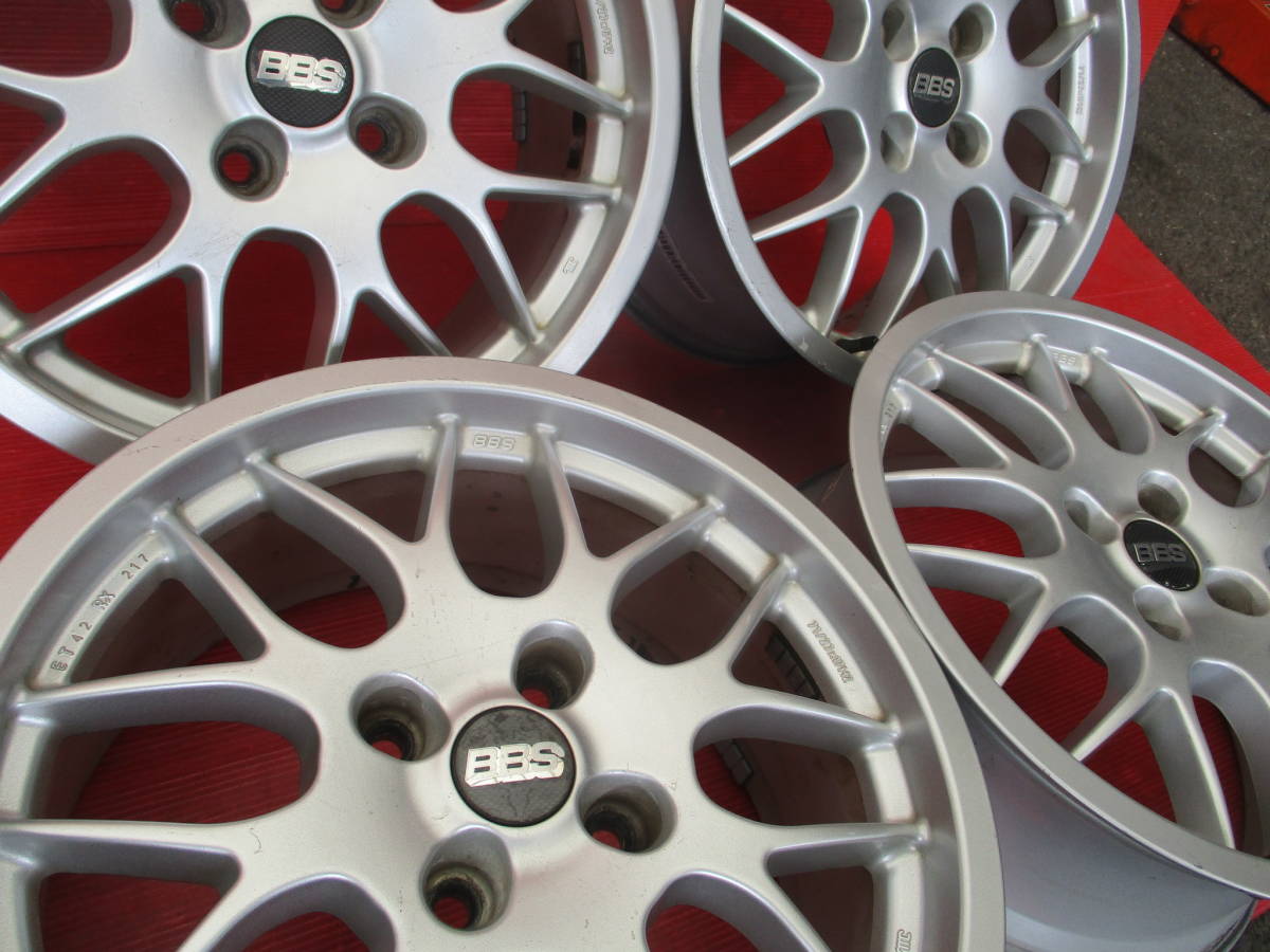 S13シルビア/C33ローレル等のイメチェンに!BBS RX217!7.5J 17インチ