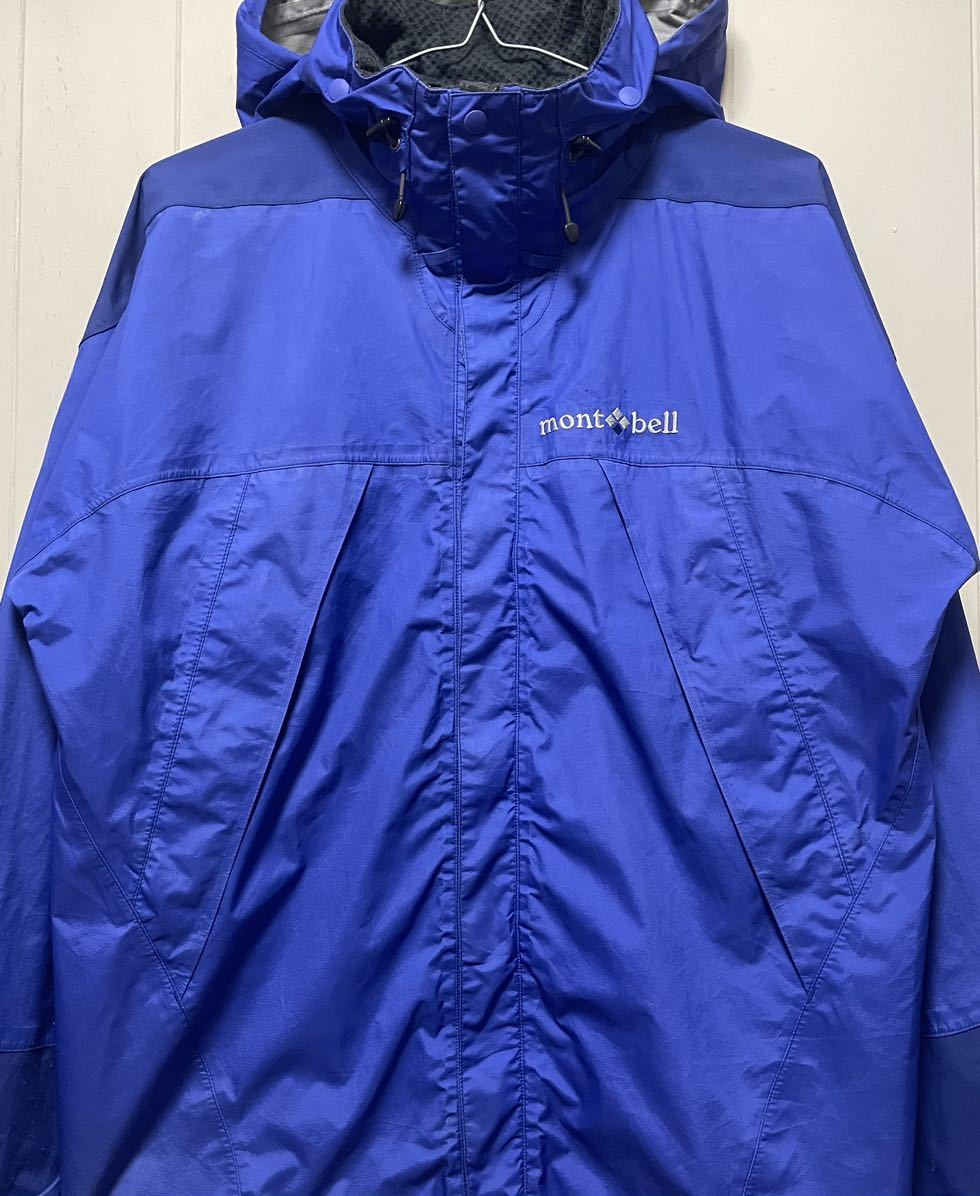 mont-bell モンベル ゴアテックス GORE-TEX マウンテンパーカーS青