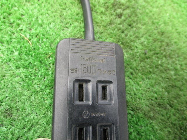  Ibaraki National extender approximately 3010mm 6ko. single phase 100V 3m10cm power cord 15A 125V extension #I23052780