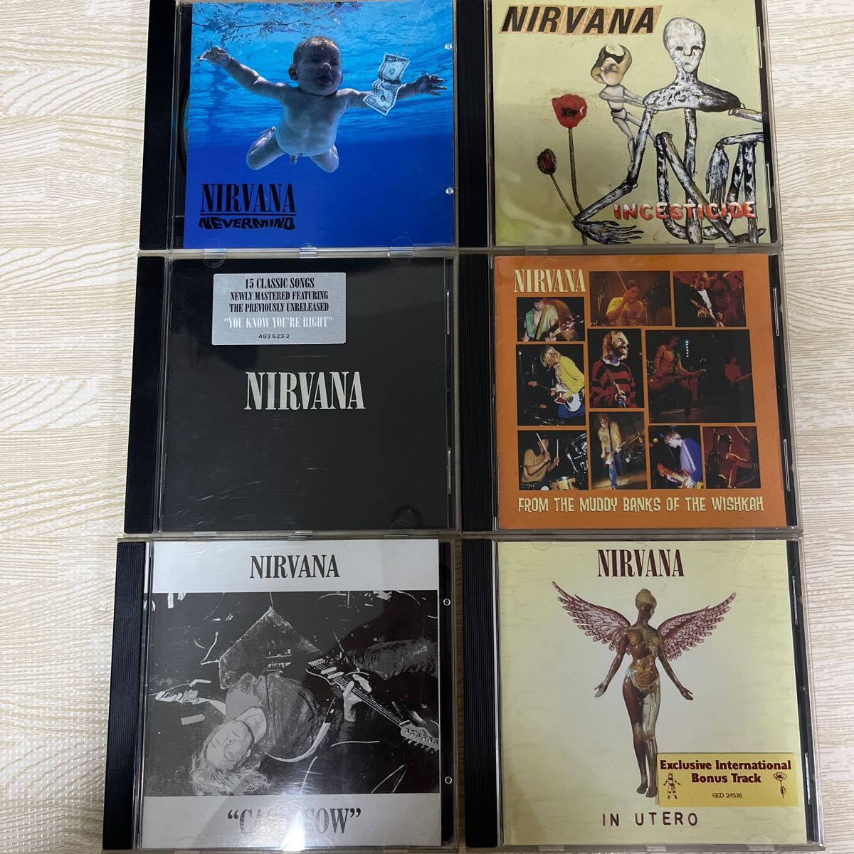 NIRVANA ニルヴァーナ アルバム CD 6枚セット カート・コバーン NIRVANA ニルヴァーナ アルバム CD 6枚セット カート・コバーン
