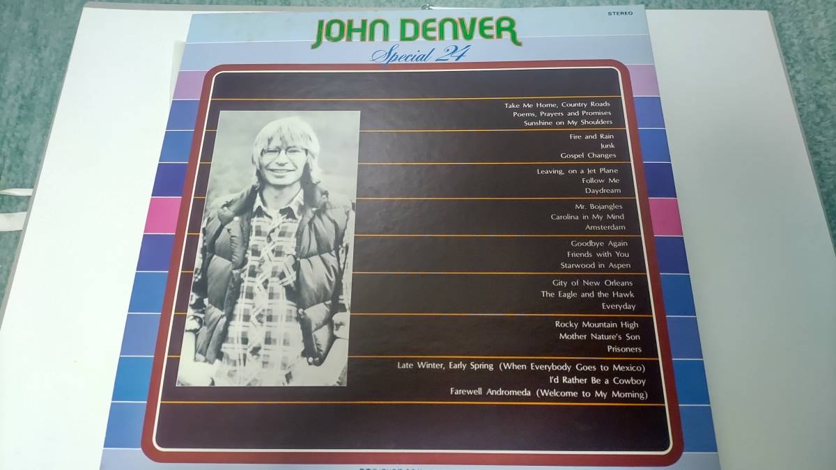 中古レコード 12インチ LP ジョン・デンバー スペシャル24 John Denver_画像2