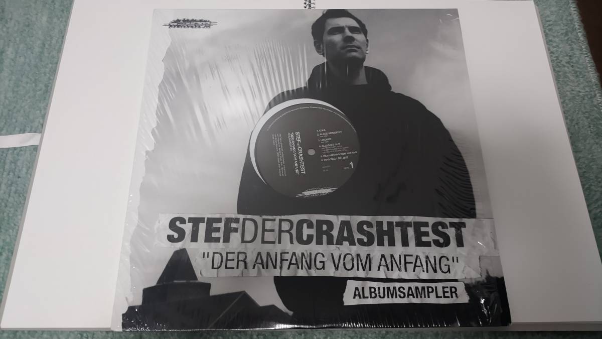 中古レコード 12インチ Stef Der Crashtest - Der Anfang Vom Anfang (Albumsampler) 2009 アングラの画像1