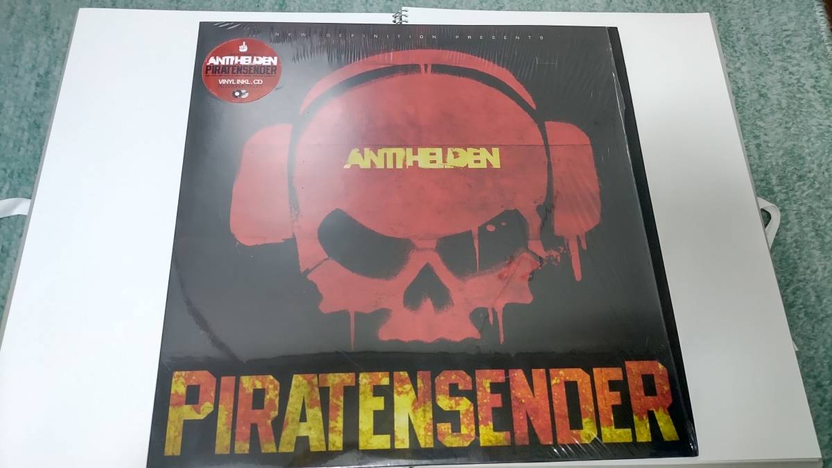 中古レコード 12インチ Antihelden - Piratensender 2013 アングラ Rasco Kool G Rap_画像1