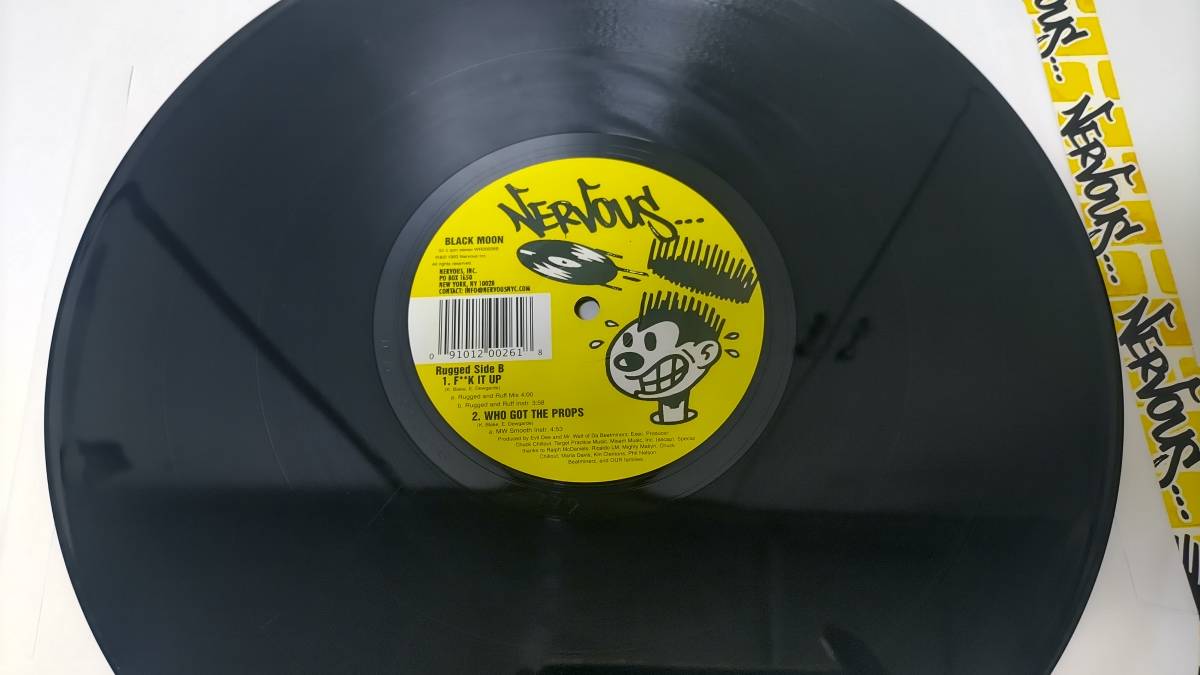  used record 12 -inch Black Moon - Who Got The Props / F**k It Up HIPHOP Classic Da Beatminerz