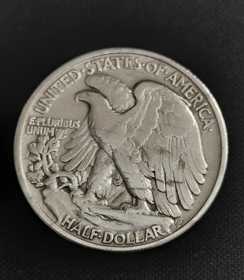 超ポイント祭 期間限定 アメリカ ハクトウワシ ハーフダラー硬貨 1942