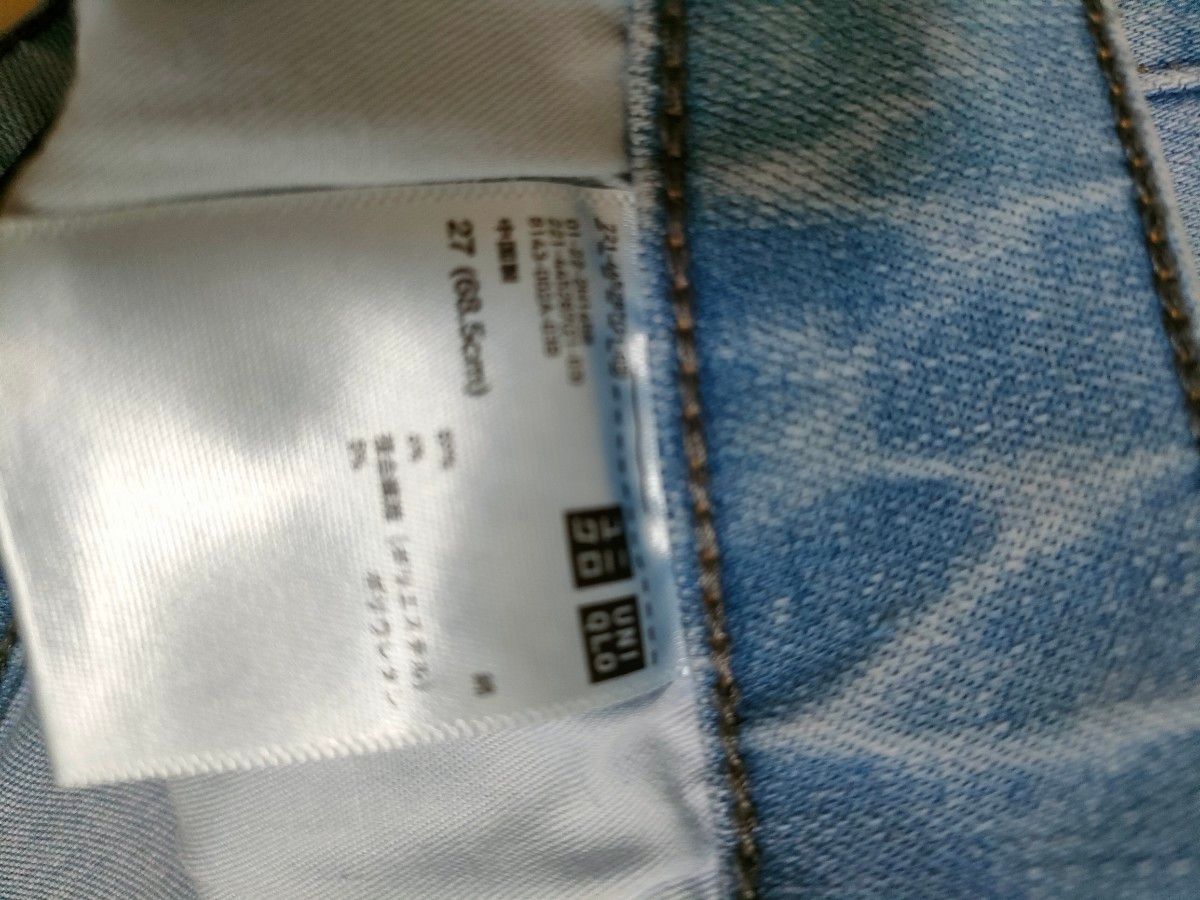 UNIQLOダメージスキニーデニム　68.5㌢