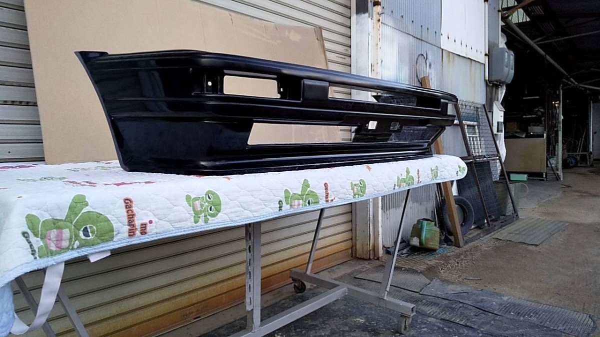 AE86レビン後期純正フロントバンパーFRP製品即納!☆いぶし銀商会☆黒