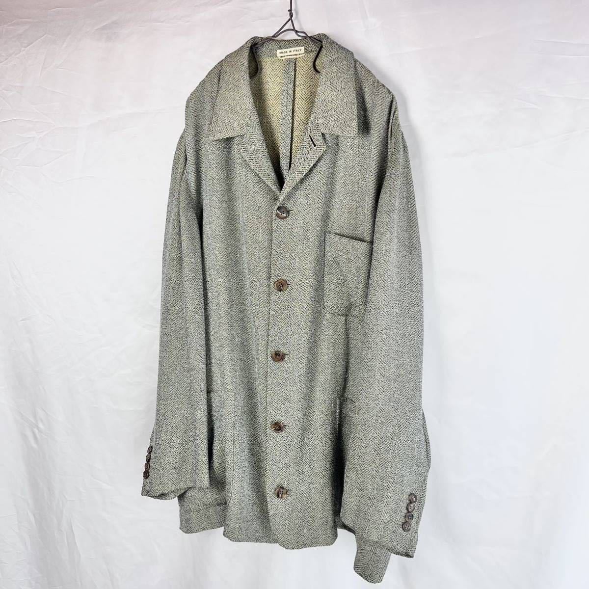 Hermes homme Linen Unline Jacket エルメス リネン 麻 ワーク
