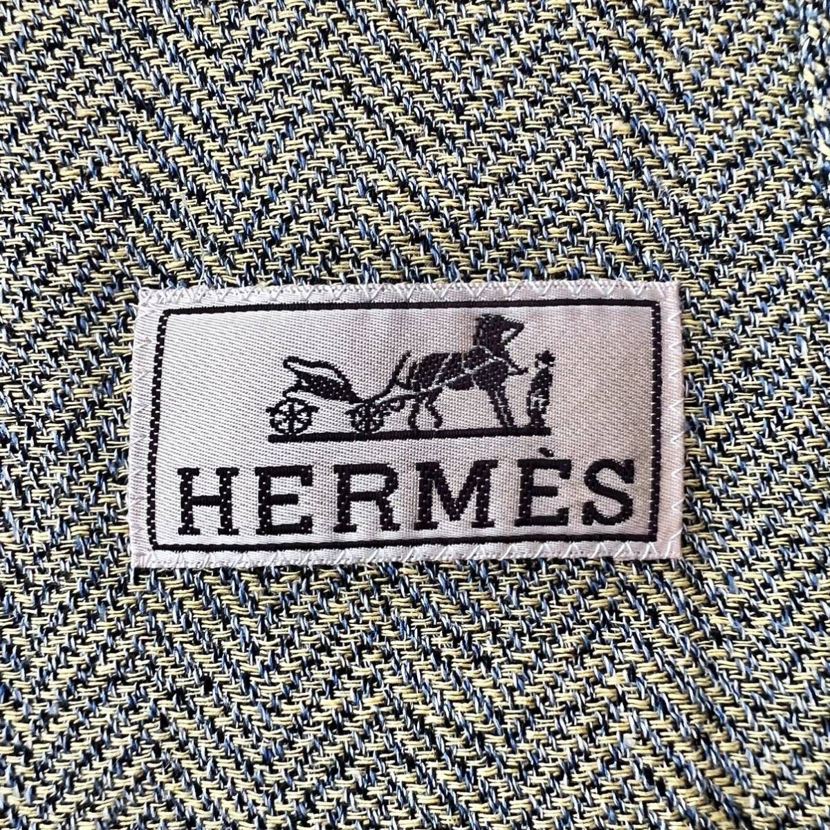 Hermes homme Linen Unline Jacket エルメス リネン 麻 ワーク