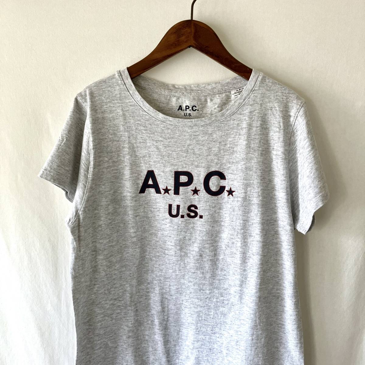# perhaps unused # regular price 11,000 # A.P.C US collection # US STAR T-shirt S # /