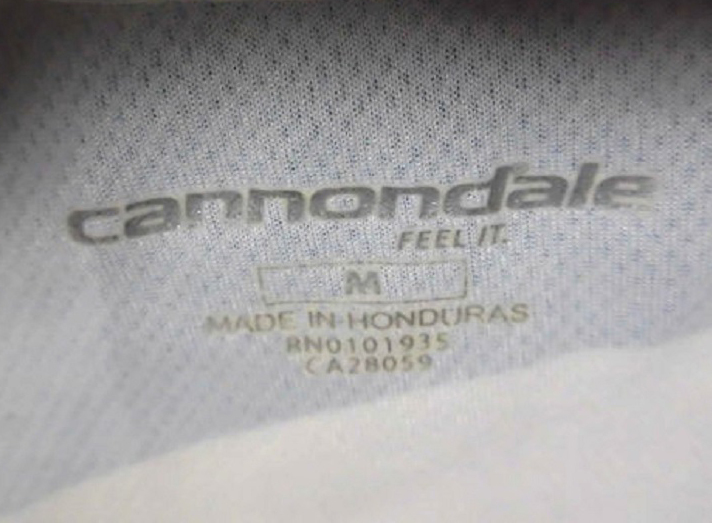 Cannondale キャノンデール 半袖 60%ジップ サイクルジャージ 正規品 WHT-BLU M USED 美品/スーパーシックスEVOエボCAADキャド_画像7