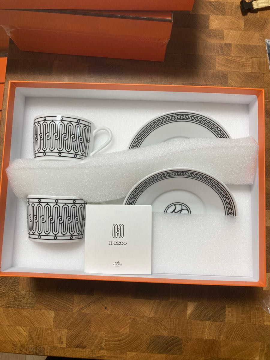 エルメス HERMES Hデコ カップ&ソーサー 2客セット | noonanwaste.com