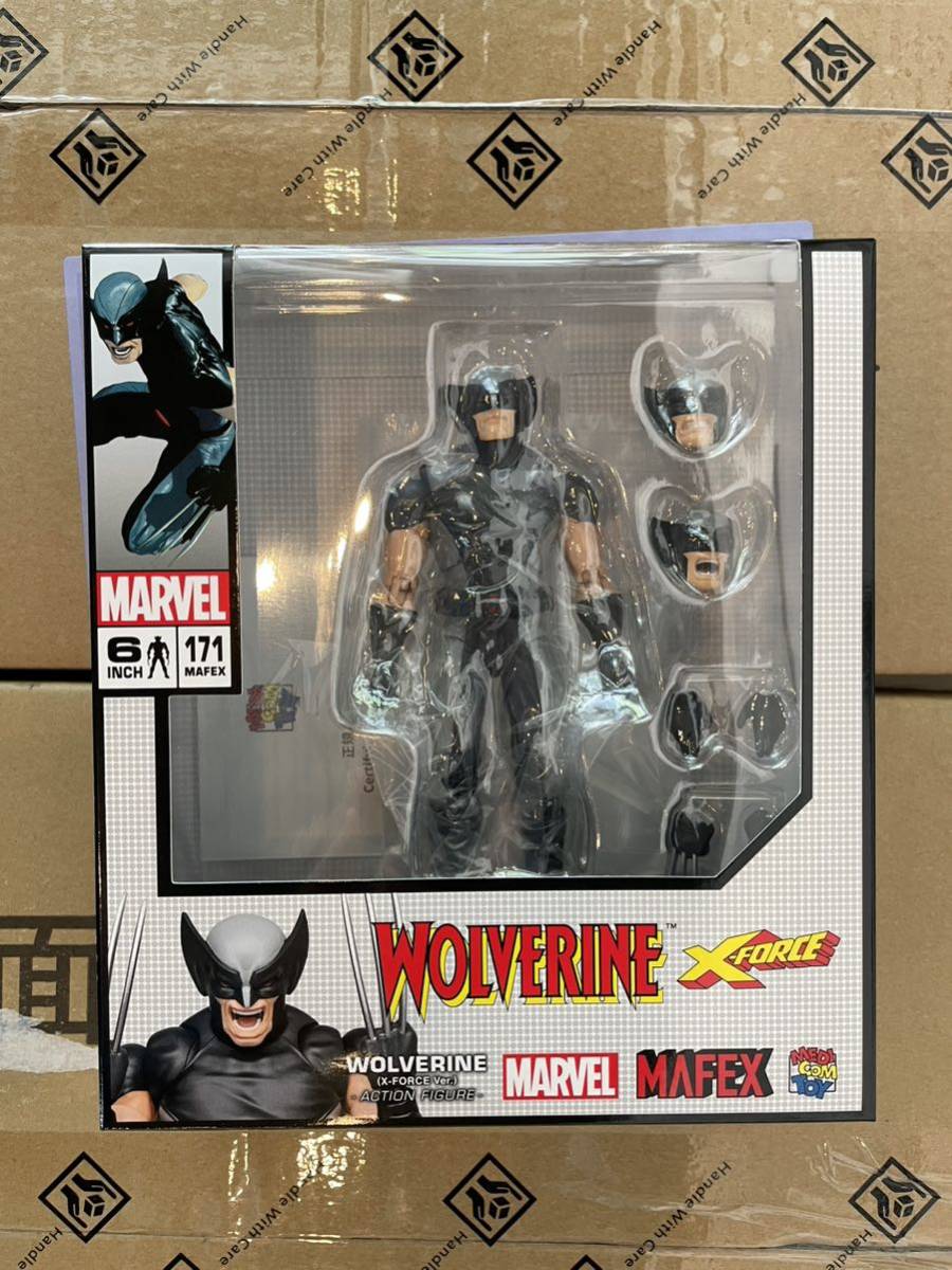 新品 MEDICOM TOY MAFEX No.171 WOLVERINE X-FORCE Ver. マフェックス MARVEL メディコムトイ_画像4