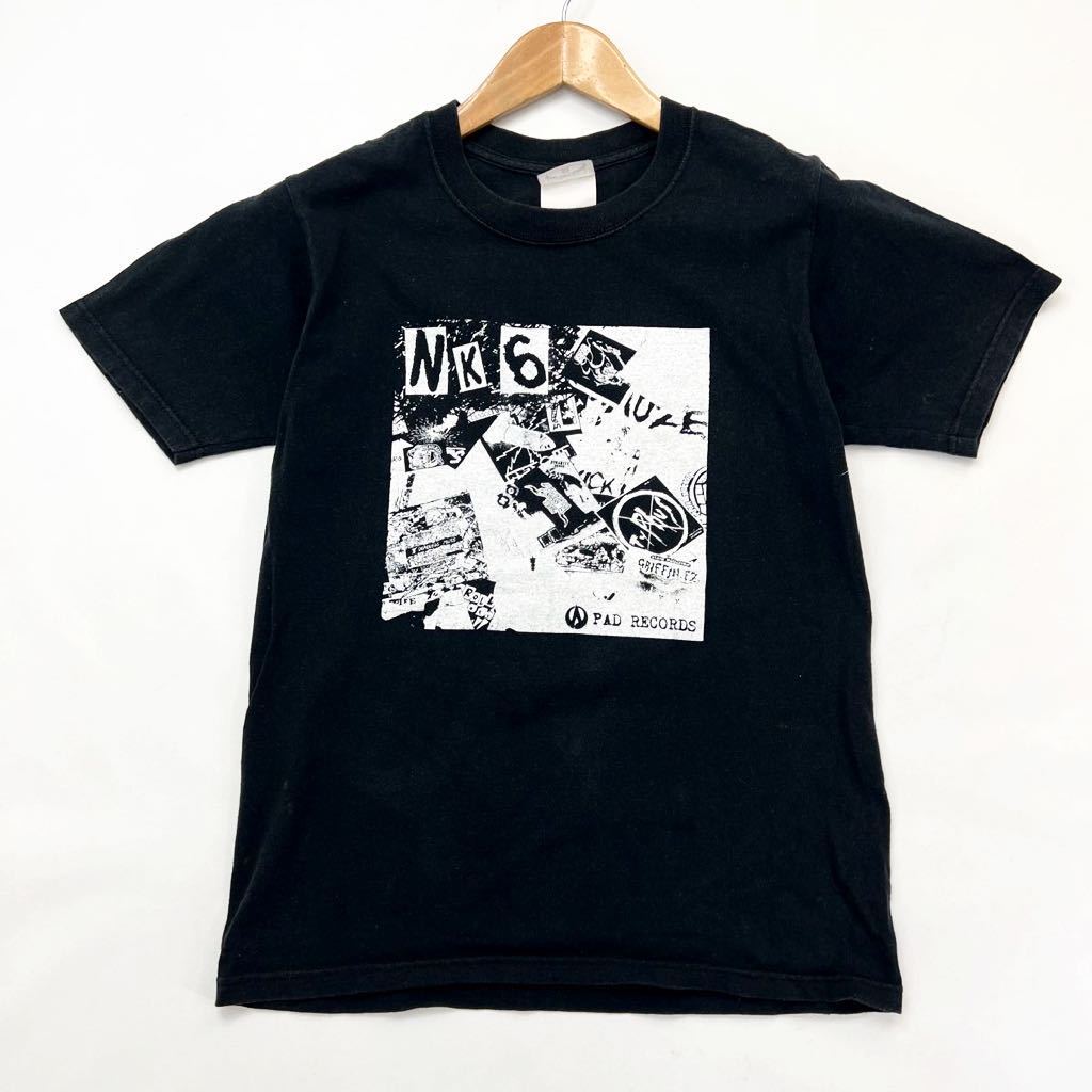 希少 ☆ NK6 ☆ PADRECORDS ☆ USA製 プリント 半袖 Tシャツ ブラック S パンク ハード ロック バンド ストリート 古着 スタイル■S1572_画像2