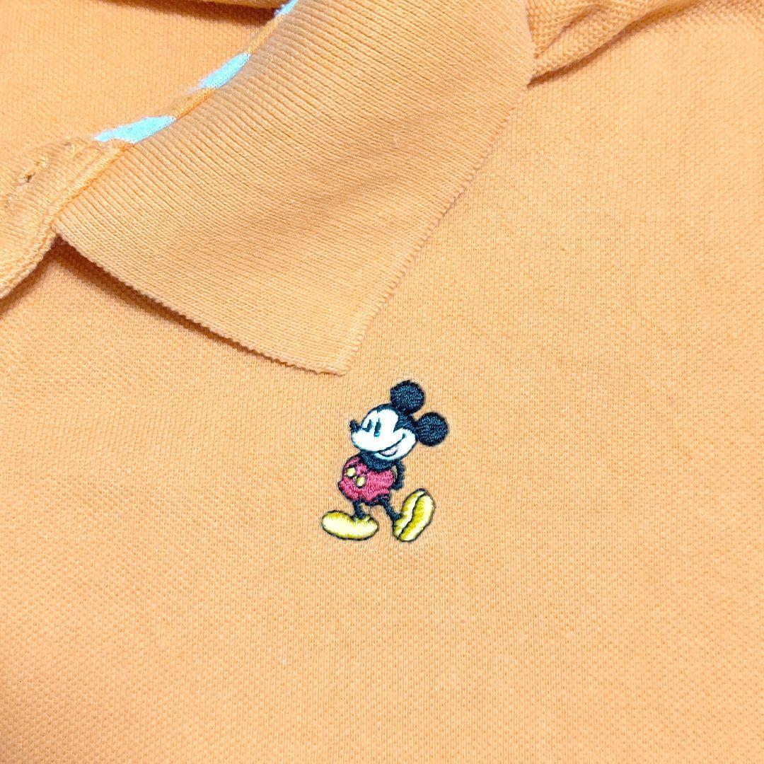 Disney/ディズニー/L/オレンジ/ポロシャツ