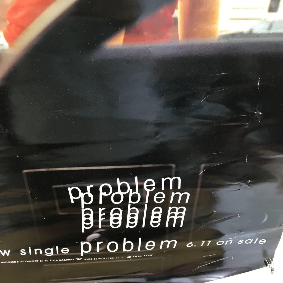 K086 hitomi new single problem ポスター/約、縦72.5×横51cm/傷、汚れ、裏面書き込みありの画像5
