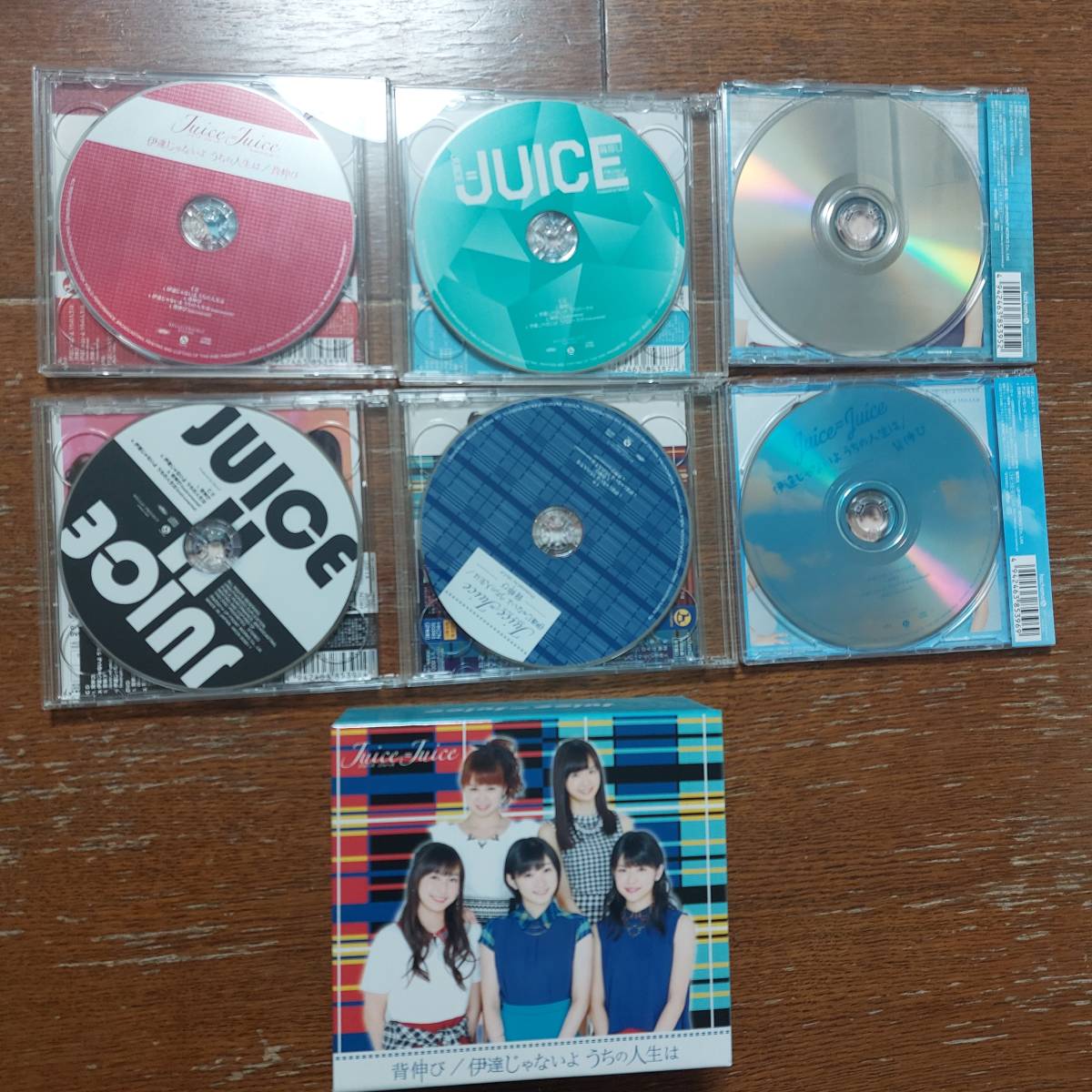 ★　JUICE=JUICE　背伸び/伊達じゃないようちの人生は　初回生産限定盤6点（CD6枚・DVD4枚）BOX　　★_画像2