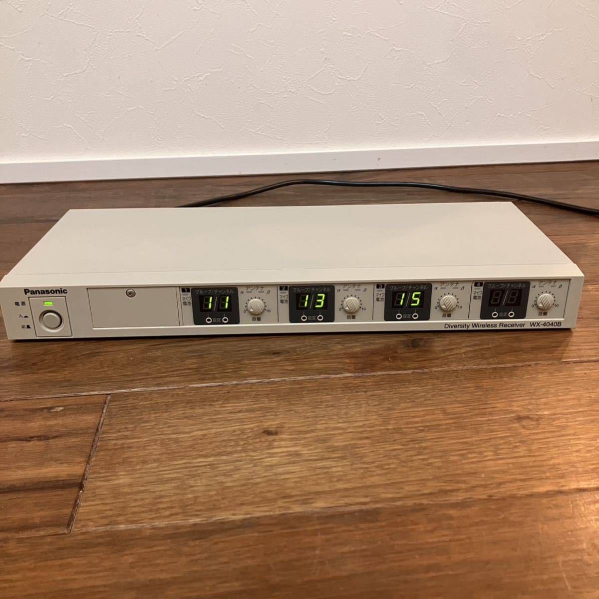 Panasonic ワイヤレスチューナー ワイヤレスマイク WX-4040B WX Panasonic ワイヤレスチューナー ワイヤレスマイク WX-4040B WX