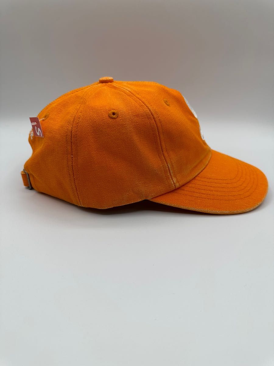 Supreme Pigment Canvas S Logo 6-Panel "Orange"