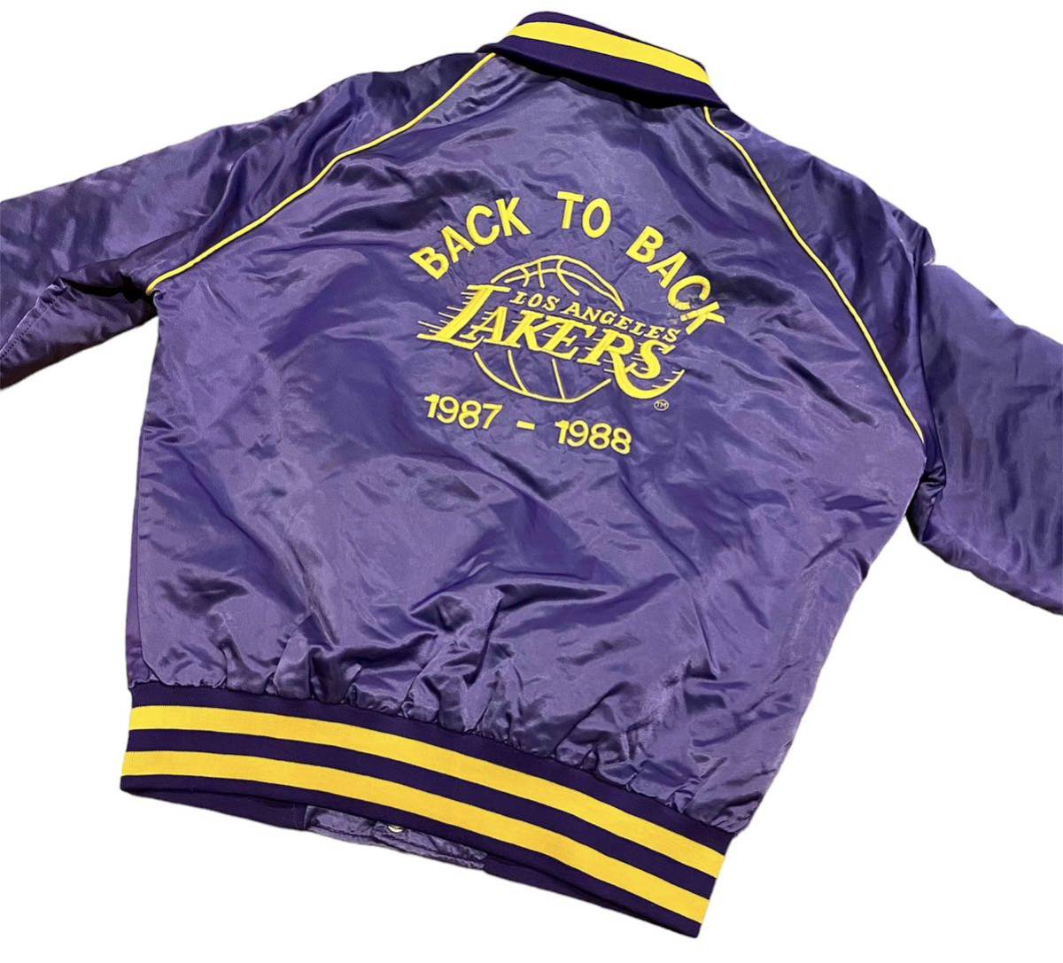 入手困難】LAKERS スタジャン VINTAGE レイカーズ バスケ NBA