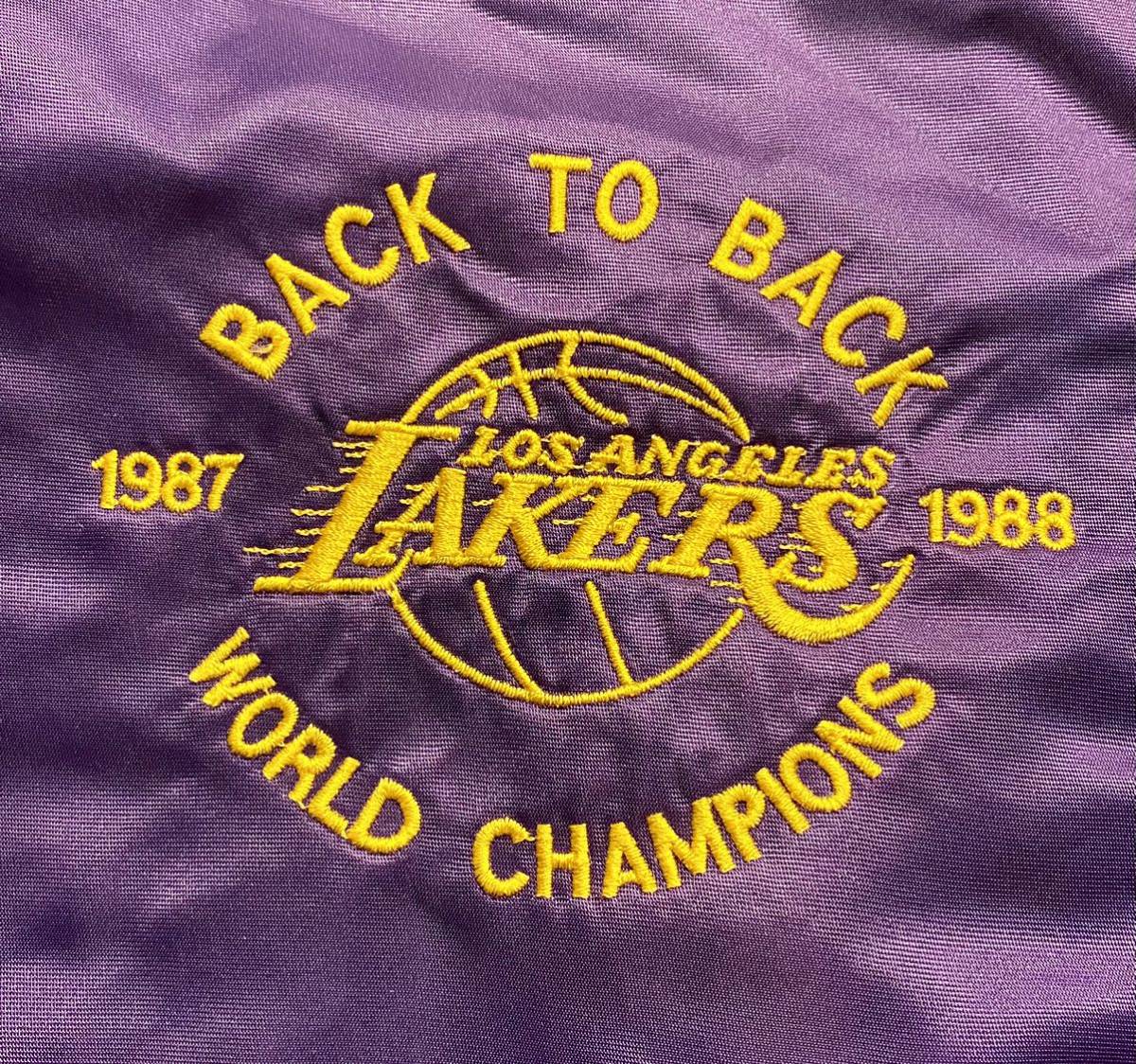 入手困難】LAKERS スタジャン VINTAGE レイカーズ バスケ NBA 入手困難】LAKERS スタジャン VINTAGE レイカーズ バスケ NBA