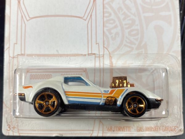 ホットウィール HOTWHEELS PEARL & CHROME 69 CORVETTE コルベット GAS MONKEY ガスモンキー_画像1