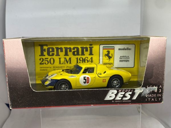 BEST MODEL ベストモデル 1/43 FERRARI 250 LM Kyalami 66 フェラーリ 9018 MADE IN ITALY イタリア製の画像1