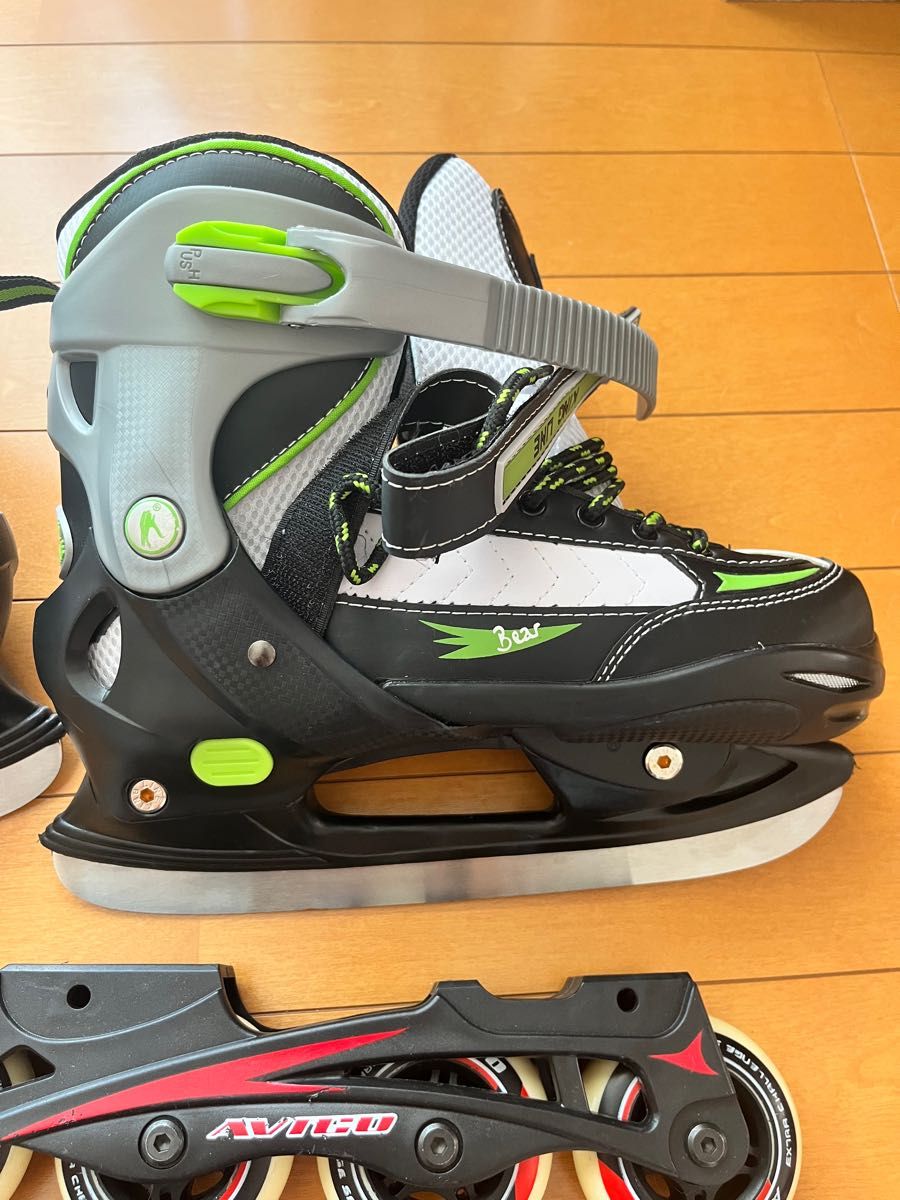 新品！ローラースケート、フィギュアスケート靴