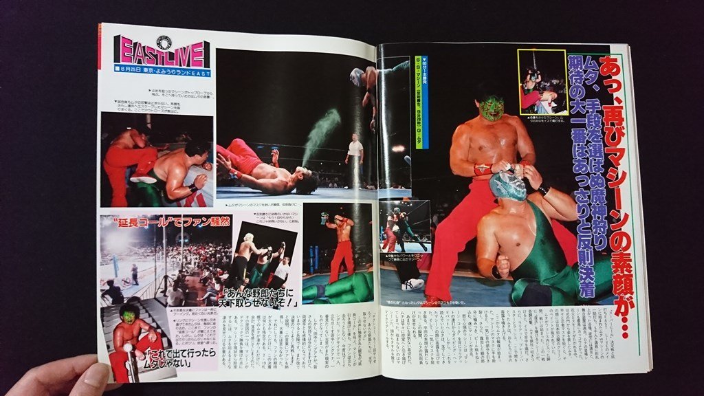 ｖ◇　週刊ゴング　1991年9月12日号　日本スポーツ出版社　格闘技路線を打ち出した2つのU　古書/B03_画像5