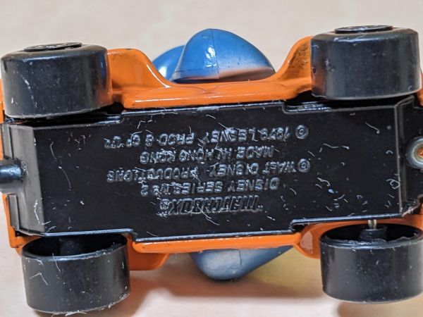 70s 香港製 マッチボックス ドナルドダック ダイキャスト ミニカー ドール フィギュア ビンテージ ディズニー プルート トミカの画像10