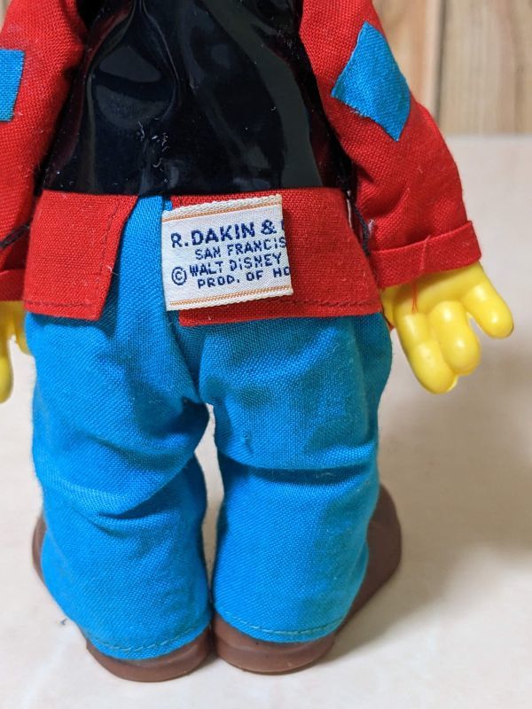 70s DAKIN グーフィー ドール フィギュア ビンテージ ディズニー ミッキー ミニー プルート ドナルドダックの画像9