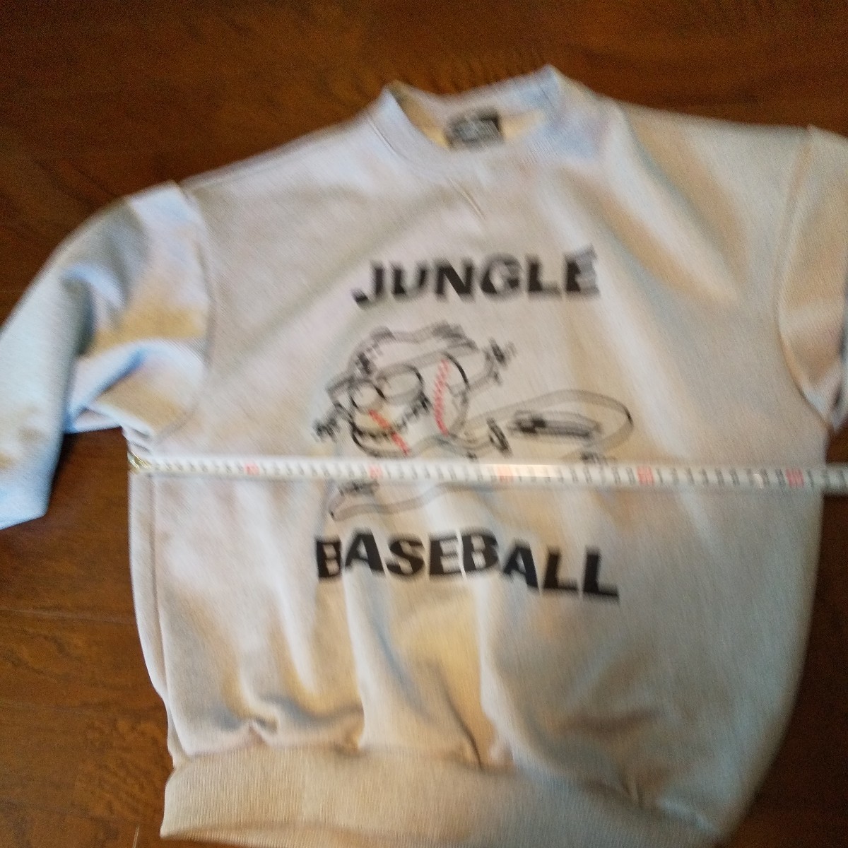 cramerpro 服 トレーナー Lサイズ jungle baseball 背番号 3 送料520 グレー系の画像2