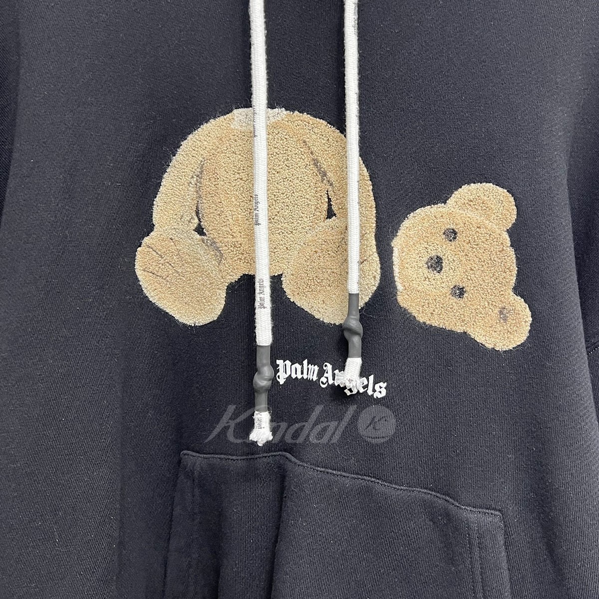 パームエンジェルス Palm Angels 2021AW Bear Hoody ベアー刺繍プル
