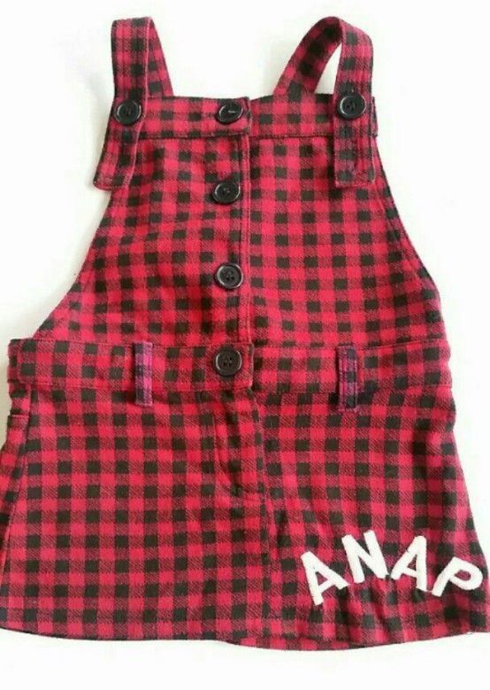 ANAP KIDS＊アナップキッズ＊チェック柄ジャンパースカート＊100