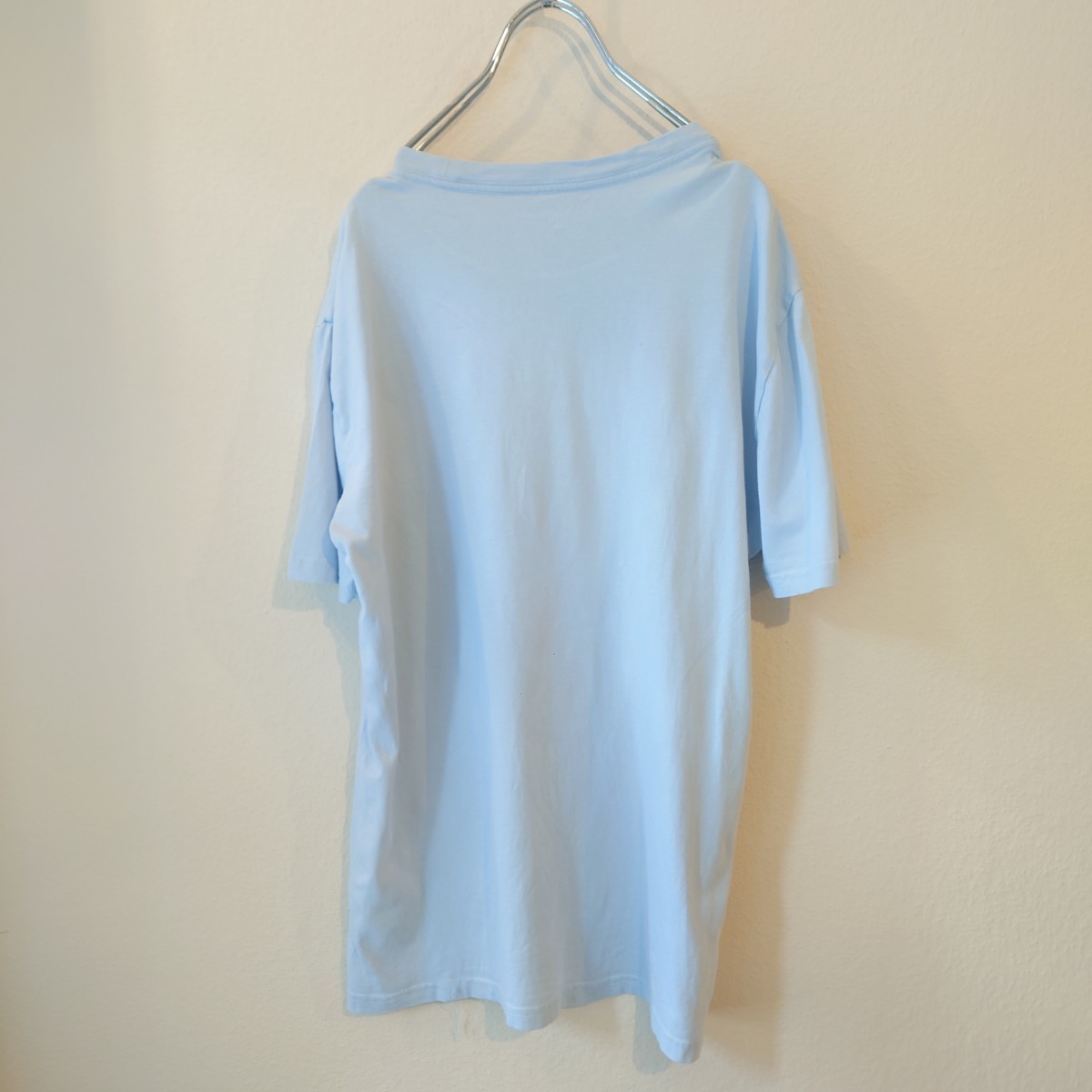 カルバンクライン　CalvinKlein Tシャツ 水色　ロゴT /Y1673_画像3