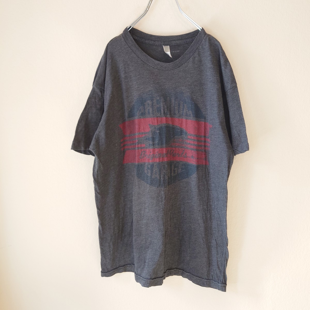アメリカンアパレル　Tシャツ americanapparel グレー　/Y1711_画像2