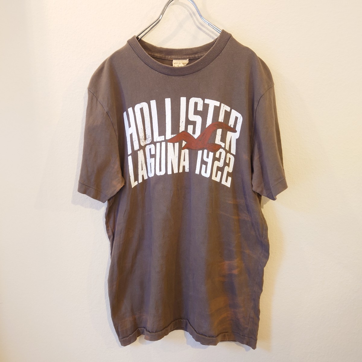 HOLLISTER Tシャツ ブラウン　ホリスター　/Y1728_画像2