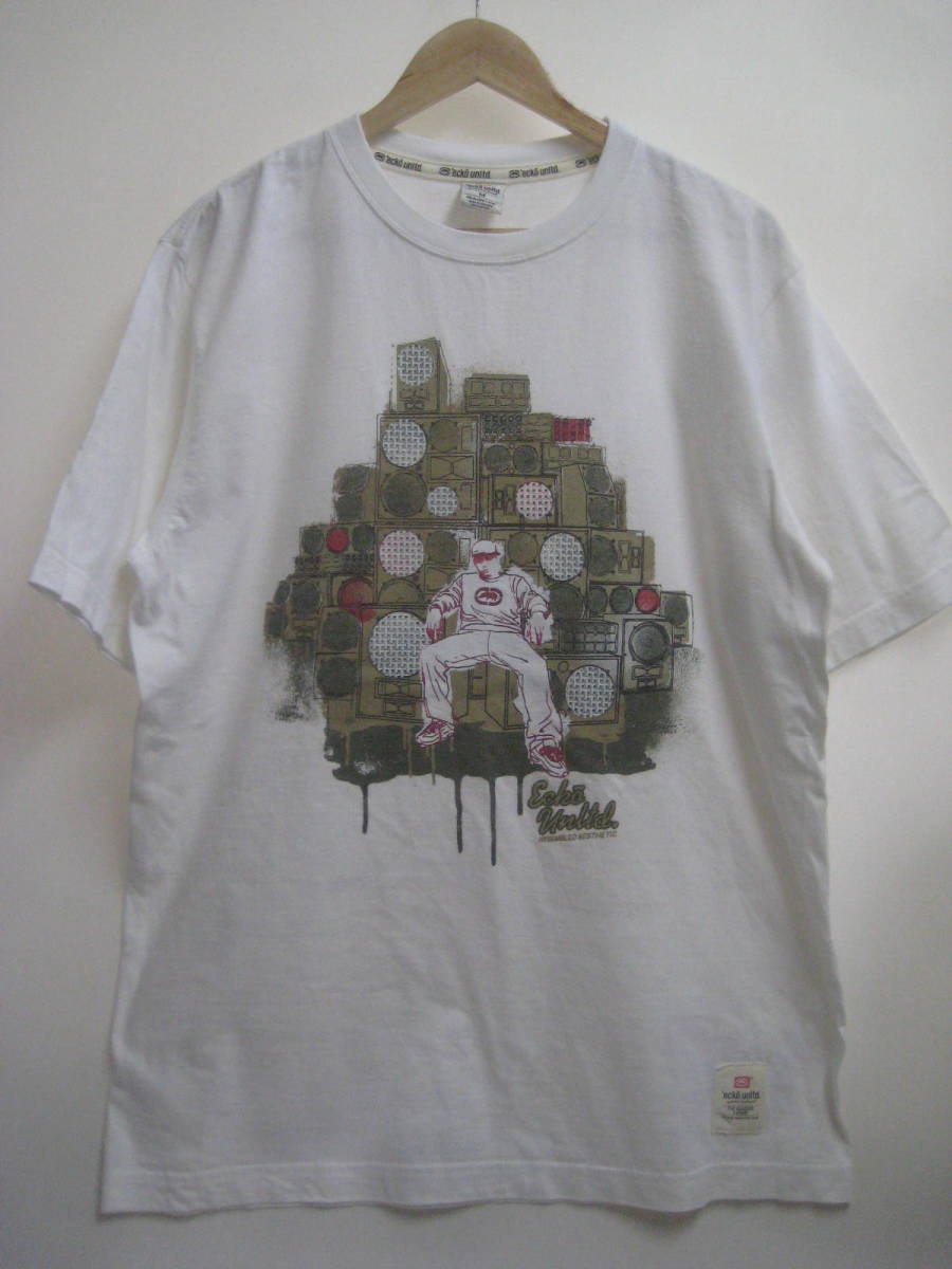 一点物!! ecko unltd. エコーアンリミテッド プリントＴシャツ かなり昔の物 希少 サイズ Mの画像1