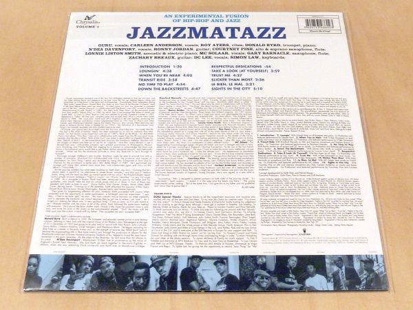 ヤフオク! - 未使用 Guru Jazzmatazz Vol.1 復刻180g重量盤LP...