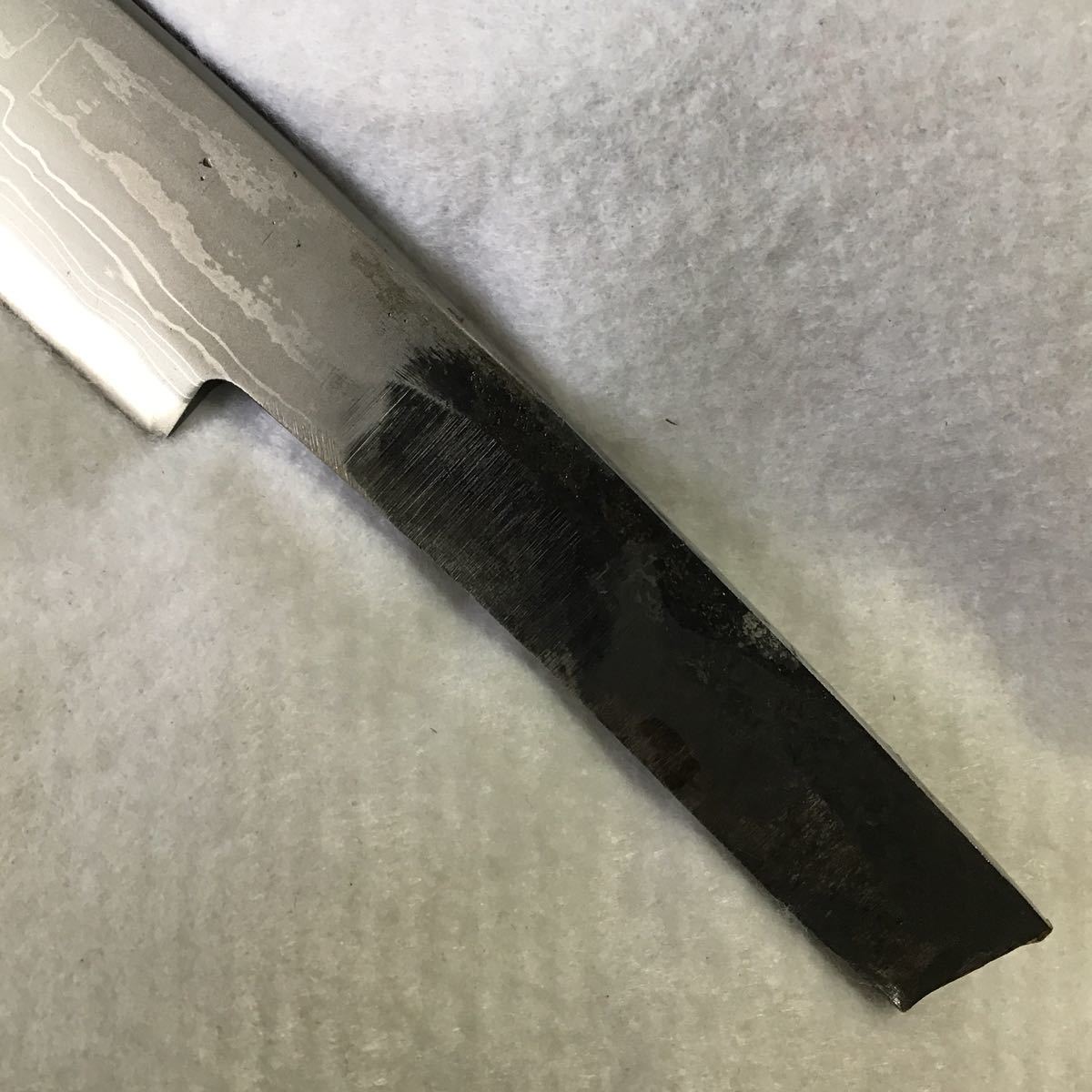 新品 土佐打刃物》剣鉈別注品・白鋼ダマスカス(218mm)両刃剣鉈 新品 土佐打刃物》剣鉈別注品・白鋼ダマスカス(218mm)両刃剣鉈