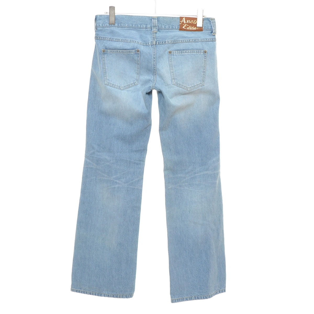 *299169 Another Edition Another Addition United Arrows * брюки Denim широкий брюки размер L женский голубой 