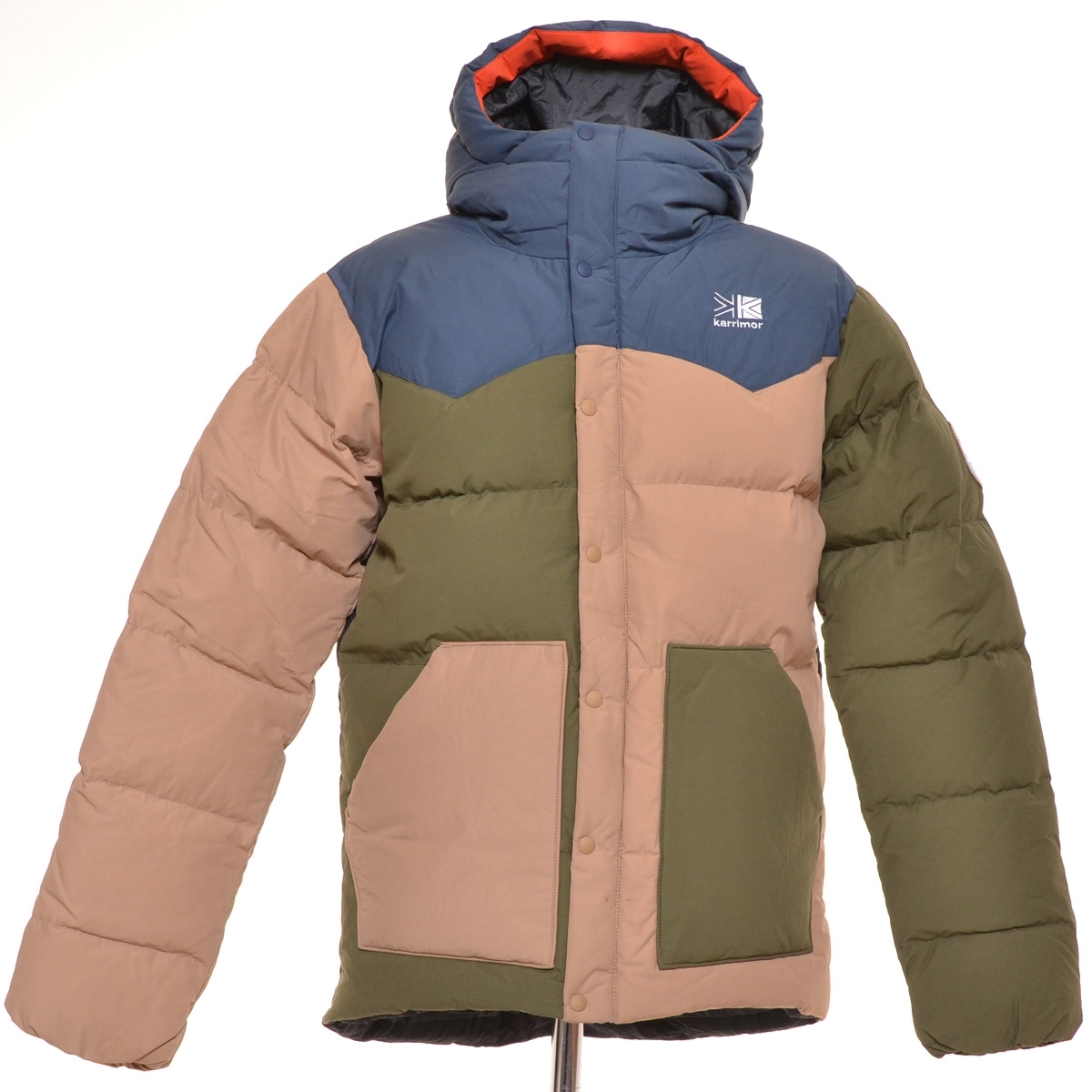 ●469986 Karrimor カリマー ●ダウンジャケット Eday Down Parka 101113 サイズM メンズ ベージュ グリーン_画像1