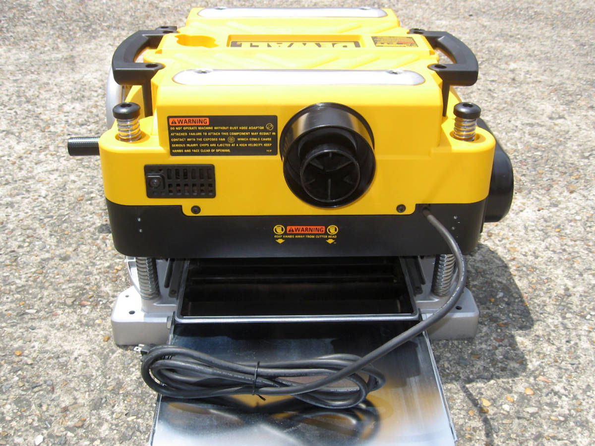 美品 発送可能 DEWALT 325mm 自動カンナ 盤 DW735 プレーナー 美品 発送可能 DEWALT 325mm 自動カンナ 盤 DW735 プレーナー