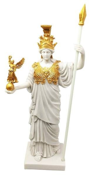古代ギリシャ 知恵と戦争の神 彫像 アテネの守護神 アテナ女神 レジン製/ 知恵と戦争の神(輸入品)