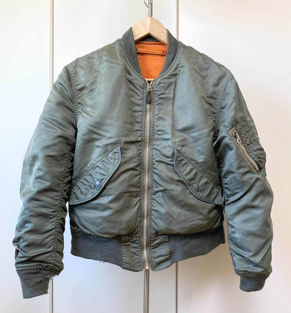 ☆70s USAF 米軍実物 L2-B フライトジャケット ALPHA社 SizeS