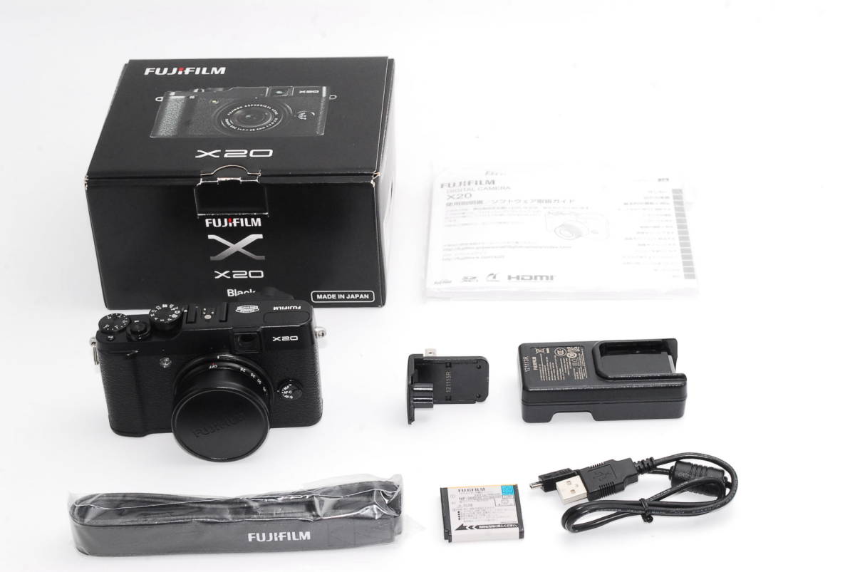 新品級】FUJIFILM デジタルカメラ X20B ブラック F FX-X20 B #897