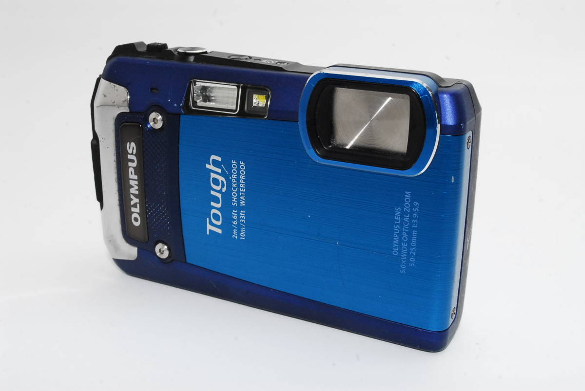 超爆安  【美品】OLYMPUS デジタルカメラ #985- ブルー TG-820 オリンパス