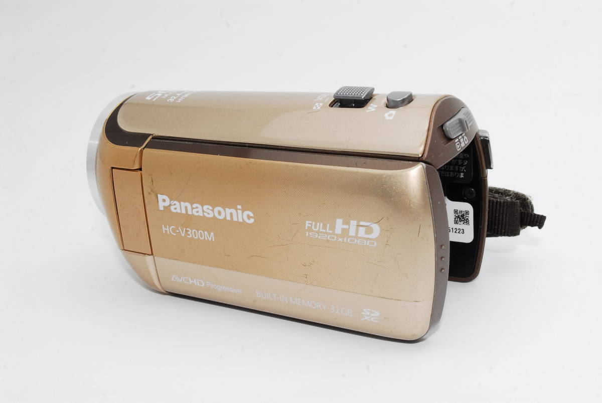 【極上品】パナソニック デジタルハイビジョンビデオカメラ ゴールドベージュ HC-V300M-C #931