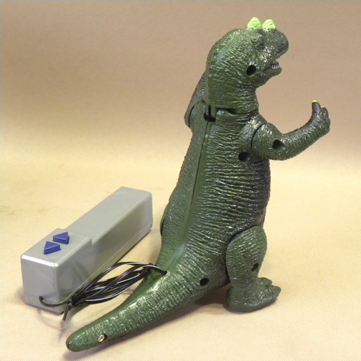 【動作OK】メーカー不明 リモコン 電動歩行 パチ怪獣 ( Vintage Battery Operated Kaiju Monster Toy)の画像3